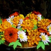 Small paper Flower centerpiece