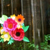 Large Paper Flower Backdrop
