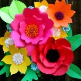 Large Paper Flower Backdrop