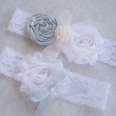 Something Blue Wedding Garter