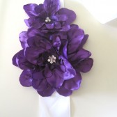 Deep Purple Dahlia sash