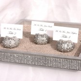 Silver Sea Urchin Place Card/Escort Card Holders