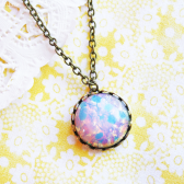 Pink Opal Necklace