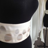 Aspen Leaf Bridal Sash
