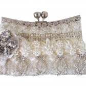 Ivory Bridal Clutch