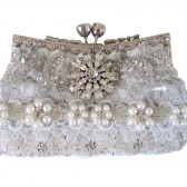 White Bridal Clutch
