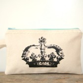 crown wristlet with vintage lace