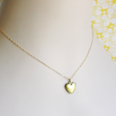 Tiny Gold Heart Locket