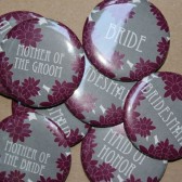 Bridesmaid Buttons