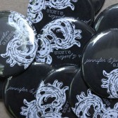 Vintage Inspired Wedding Favor Buttons