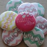 I'm With the Bride- Bachelorette Party Buttons
