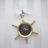 Nautical compass boutonniere