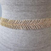 rhinestone chevron sash