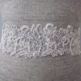 beaded lace sash