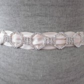 loop through rhinestone sash