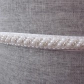 skinny pearl beaded sash