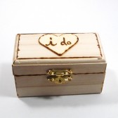 Rustic Wedding ring box or ring bearer box