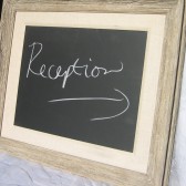 Rustic/Beach Driftwood Framed Chalkboard