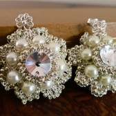 Ivory Pearl Bridal Earrings