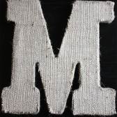 Burlap Letter