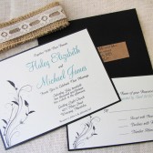 Burlap and lace 