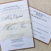 Shabby chic vintage lace