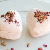 Rose Heart Bath Bombs