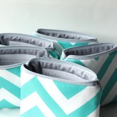 Personalized Cosmetic Bag Set, Bridesmaid Gift, Message Included, 