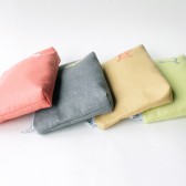 Personalized Cosmetic Bag with Embroidered Initial