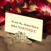 Silver Starfish Place Card/Escort Card Holders