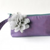 Purple Wristlet Clutch