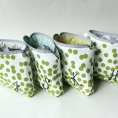 Monogrammed Cosmetic Bags, Bridesmaid Gift
