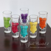 Personalized Bridesmaid Shot Glasses