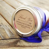 Kraft jam jar sticker