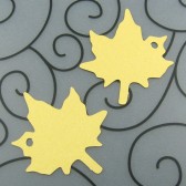 Maple Leaf Favor Tags
