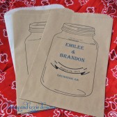 Mason Jar Candy Bags