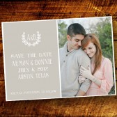 Modern Wreath Save the Date