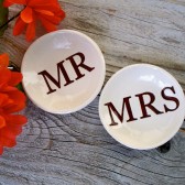Mr & Mrs Ring Bowl Set