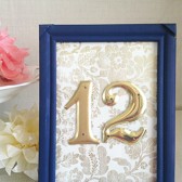 Navy Table Numbers