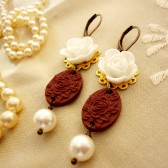Ivory and Chocolate Blossom
