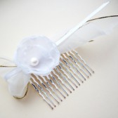 White Wedding Hair Accessories