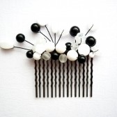 Black&White Hair Comb