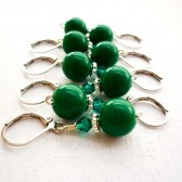 Emerald Green Bridesmaid Earrings