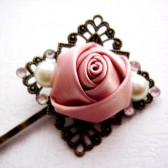 Blush Rose Hair Pin