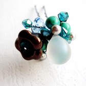 Beach Blue Hair Pin
