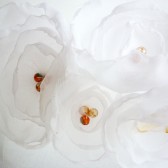 White & Amber Head Piece