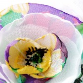 Light multi-color Hair Flower