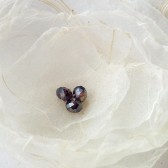 Off White Organza Hair Flower