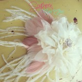 The "Pamela" Bridal Hair Fascinator or Corsage
