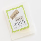 vegan natural wedding soap favor